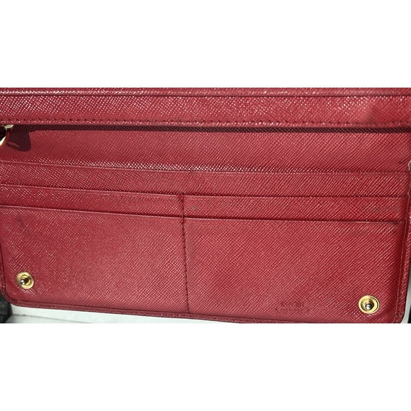 Prada Wallet On A Chain - Red EUC‎ - Picture 6 of 7